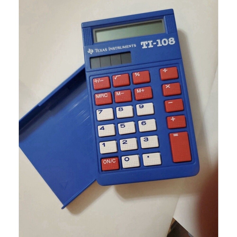 Texas Instruments TI-108 Basic School Calculators - Picture 2 of 6